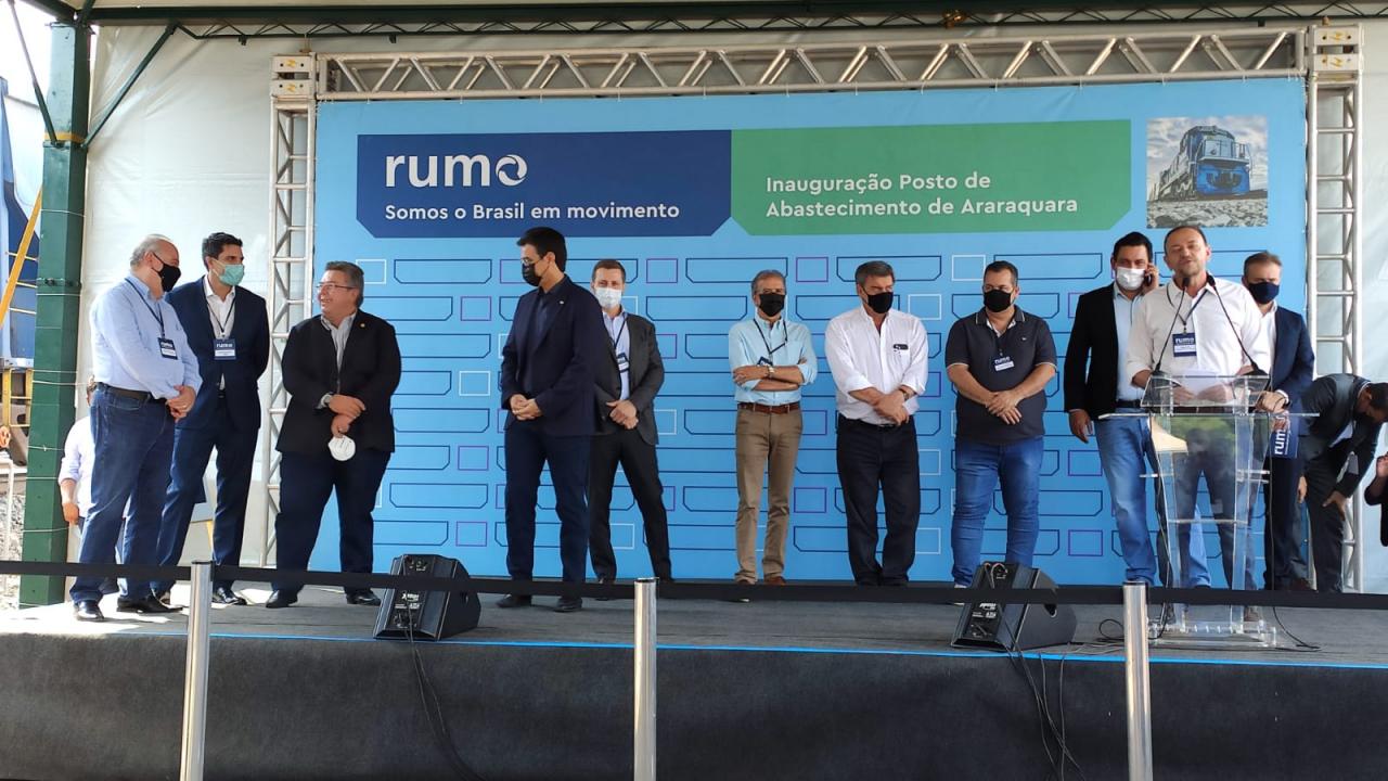 Foto 5 de 5 — Com investimento de R$140 mi, Rumo inaugura novo posto de abastecimento de locomotivas